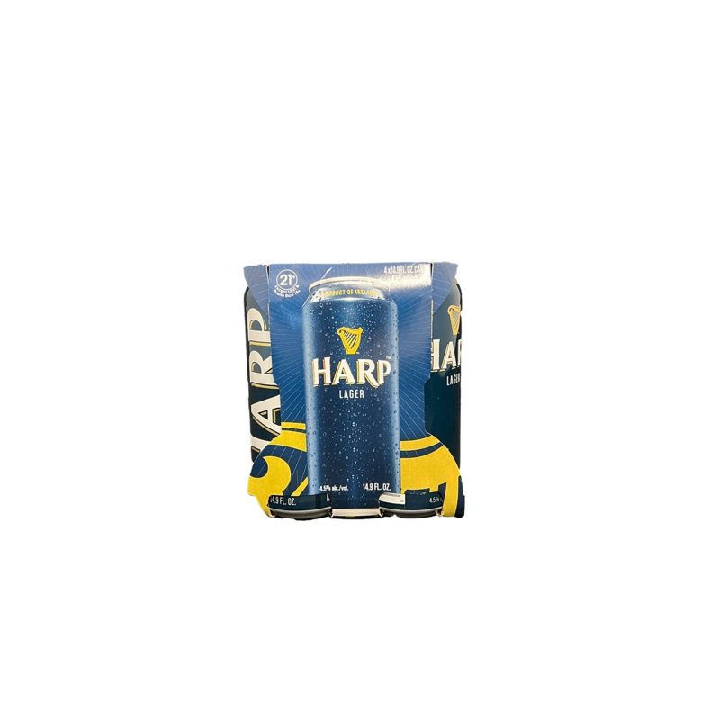 Harp Lager 4 Pack Cans