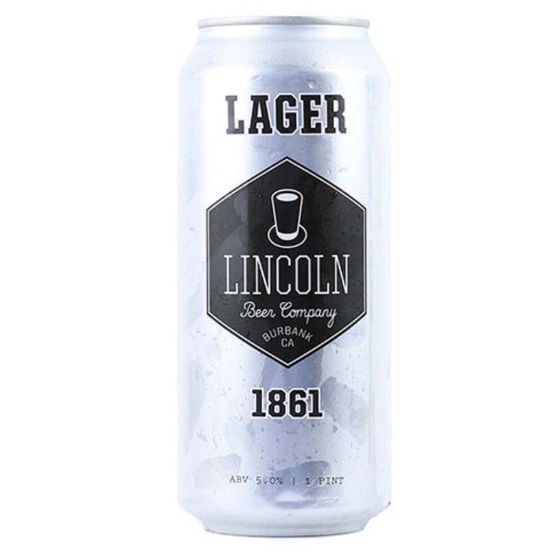 Lincoln 1864 Lager 16OZ SINGLE CAN