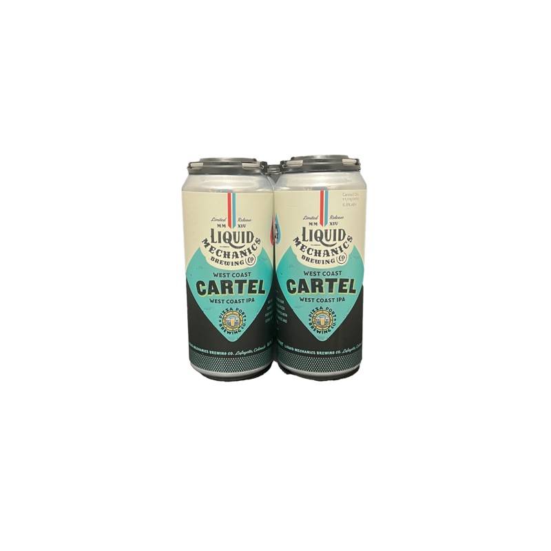 Liquid Mechanics Cartel IPA 4 Pack Cans