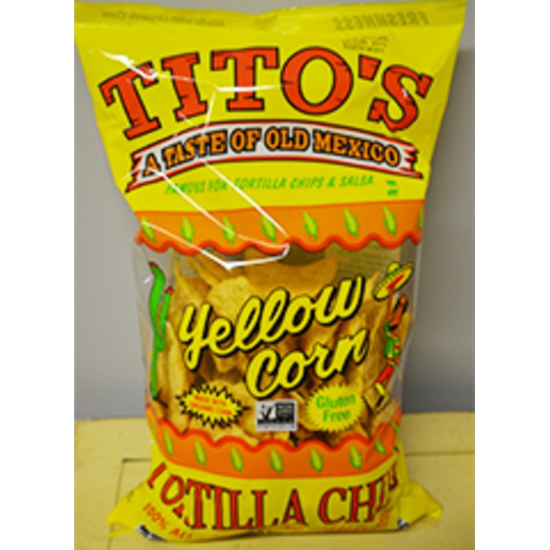 Misc Snacks Titos Chips Yellow corn Tortilla