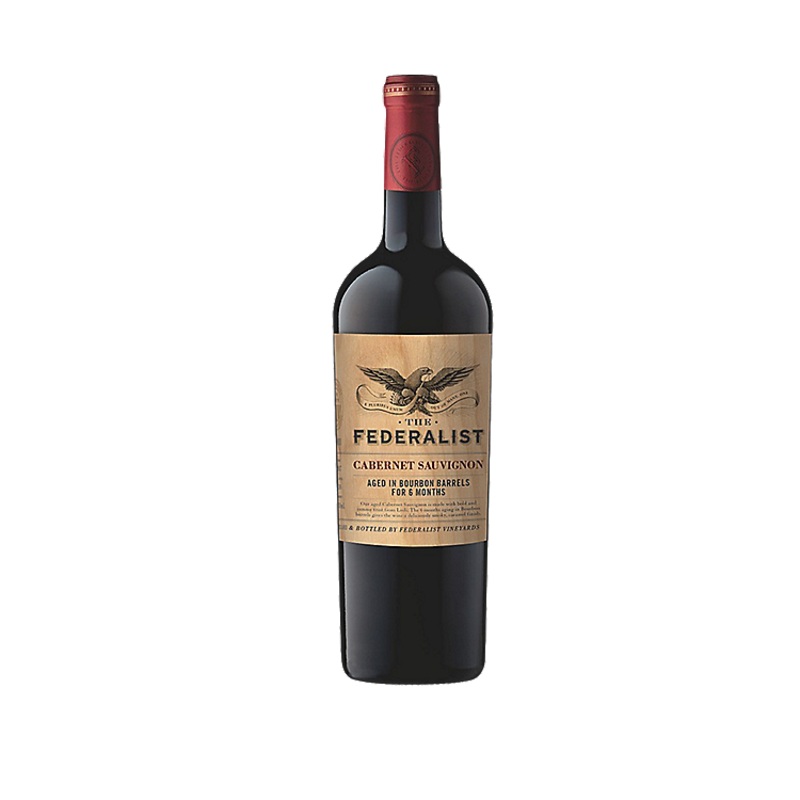 THE FEDERALIST CABERNET SAUVIGNON AGED IN BOURBON BARRELS FOR 6 MONTHS NORTH COAST 750ML 750ML