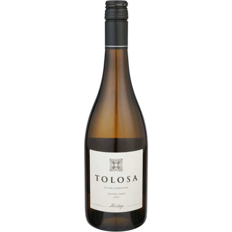 TOLOSA CHARDONNAY NO OAK CENTRAL COAST 2021 750ML 750ML