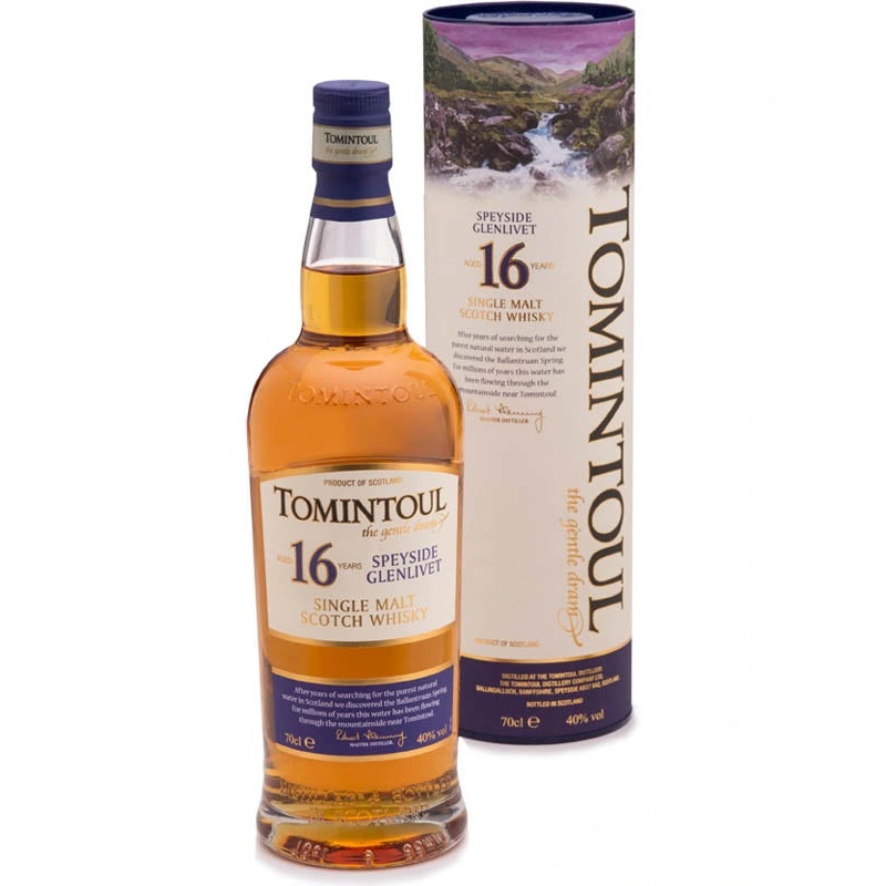 TOMINTOUL 16YR SINGLE MALT SCOTCH WHISKY 700ML @ Township [1012626] 700 ml