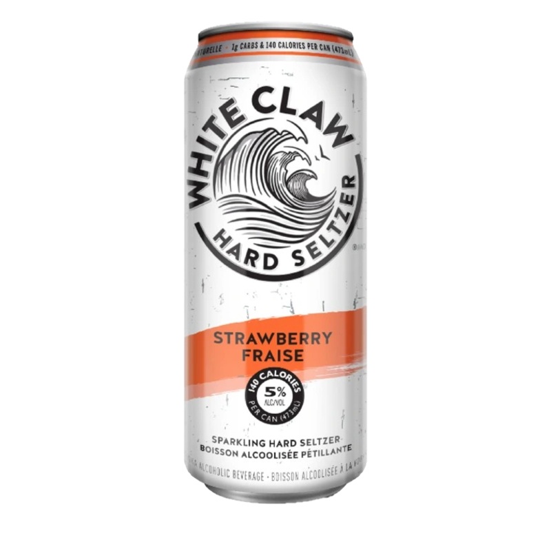 WHITE CLAW HARD SELTZER STRAWBERRY 473ML CAN @ Emerald Hills [1052145] 473 ml