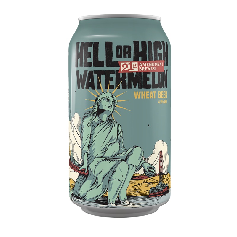 21st Amendment Brewery Hell or High Watermelon 6PK Cans