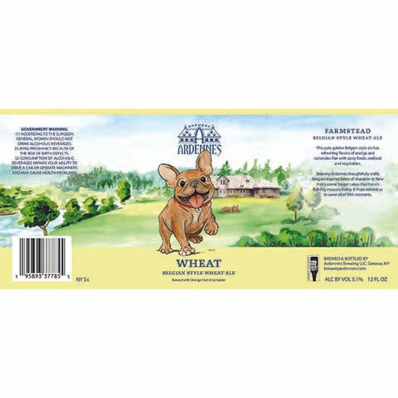 Ardennes Belgian Style Wheat Ale 12OZ SINGLE BTL