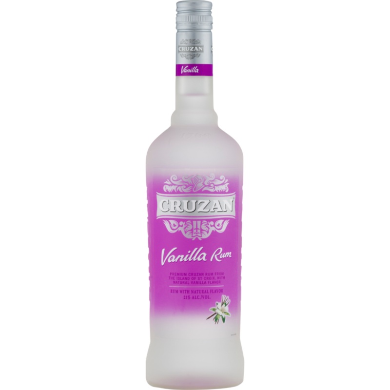 CRUZAN VANILLA FLAVORED RUM 42 750ML 750ML