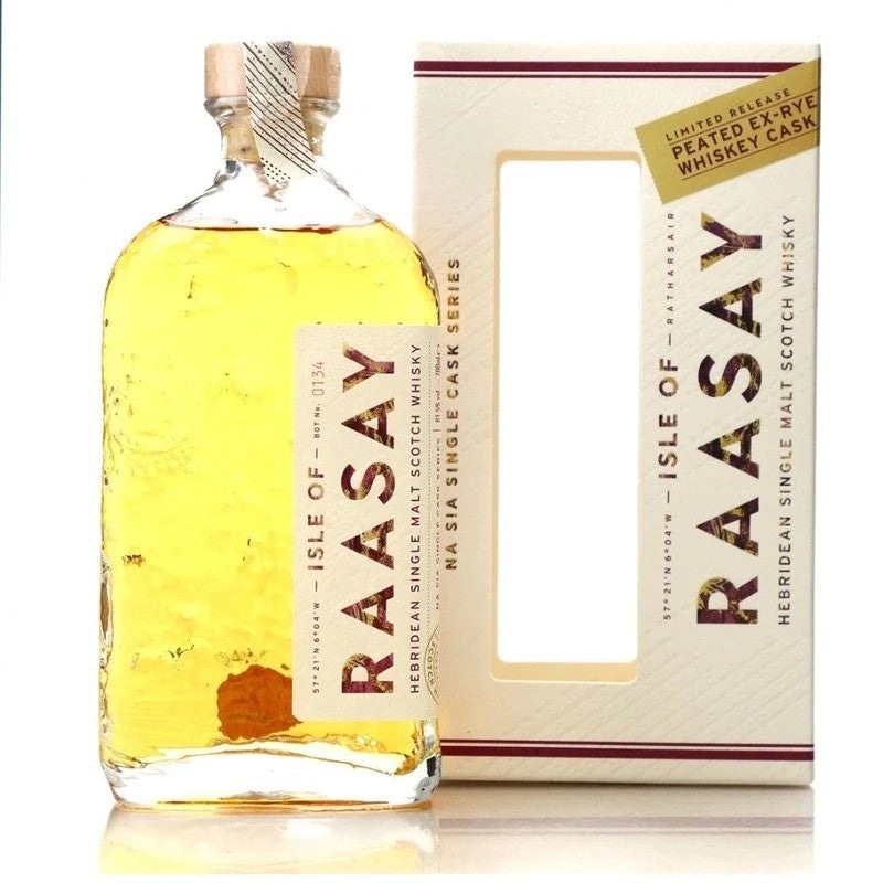 Isle of Raasay Peated Ex-Rye Single Malt Scotch Whisky 700ML BTL