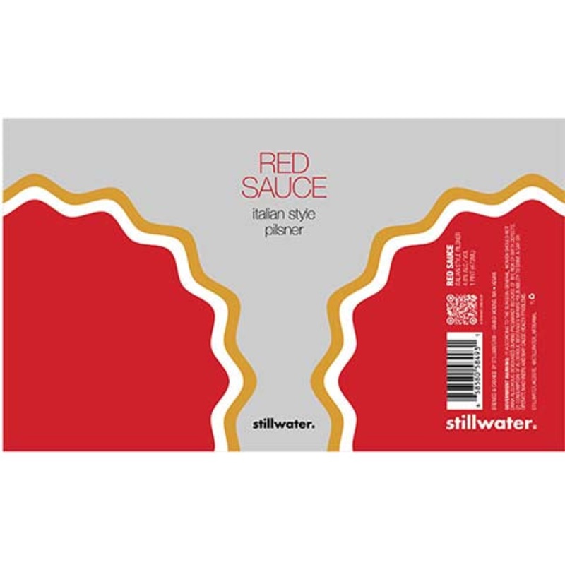 Stillwater Red Sauce Pilsner 16OZ SINGLE CAN