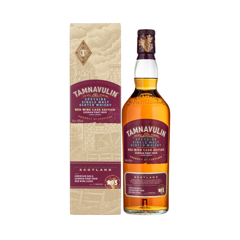 TAMNAVULIN RED WINE CASK PINOT NOIR SINGLE MALT SCOTCH 700ML @ Airdrie [1039559] 700 ml