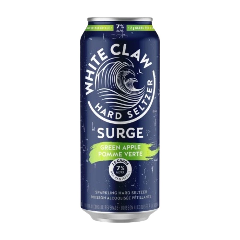 WHITE CLAW HARD SELTZER SURGE GREEN APPLE 473ML CAN @ Windermere [1052146] 473 ml