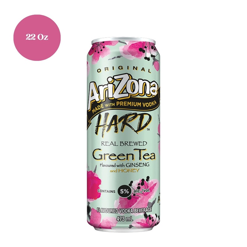 Arizona Hard Green Tea Ginseng & Honey 22 fl oz