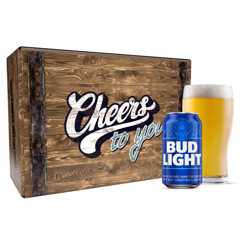 Bud Light Beer Box Cheers to You