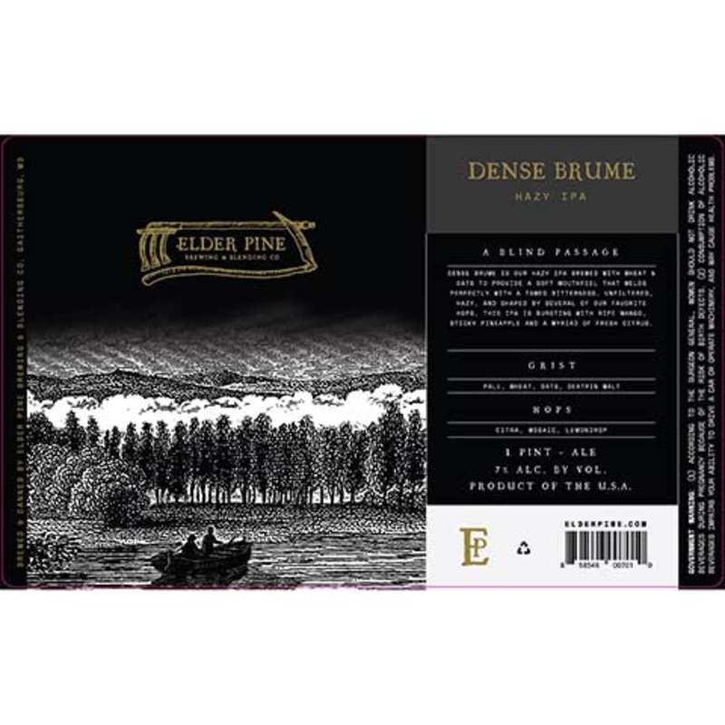 Elder Pine Dense Brume Hazy IPA 16OZ SINGLE CAN