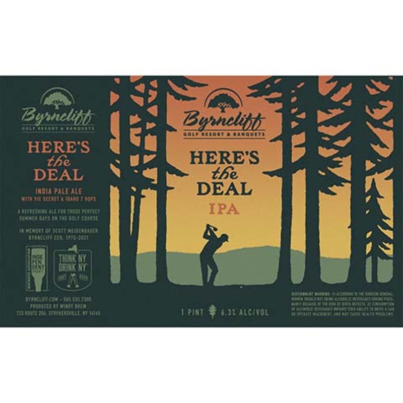 Windy Byrncliff Here’s The Deal IPA 16OZ SINGLE CAN