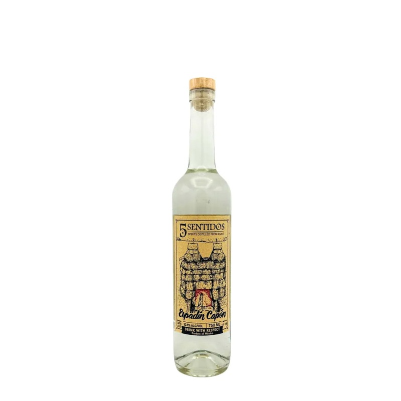 5 Sentidos Espadin Capon 52.5% Alc Tequila 750mL