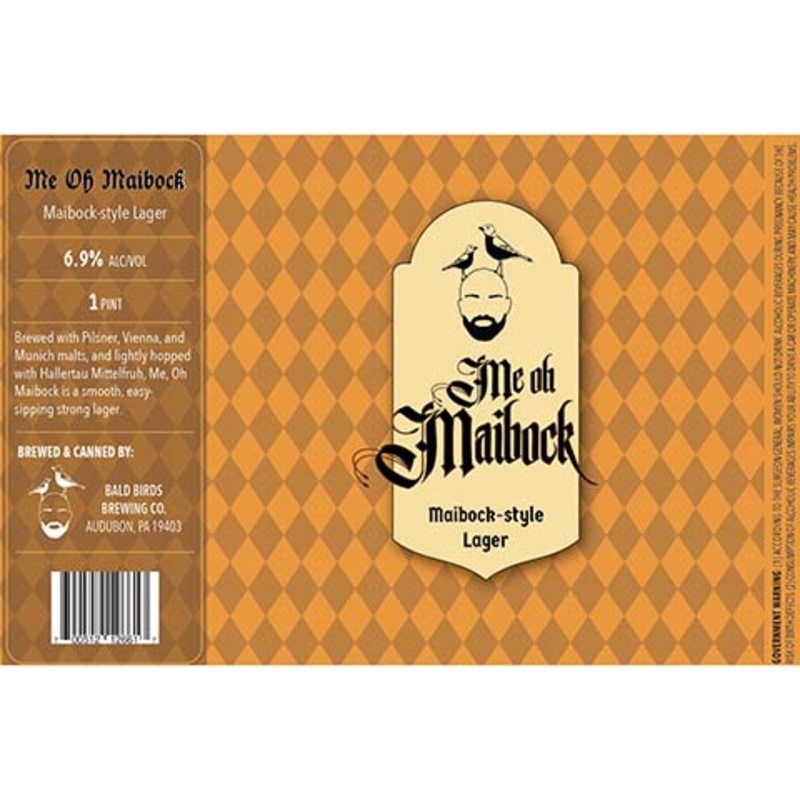 Bald Birds Me Oh Maibock Lager 16OZ SINGLE CAN