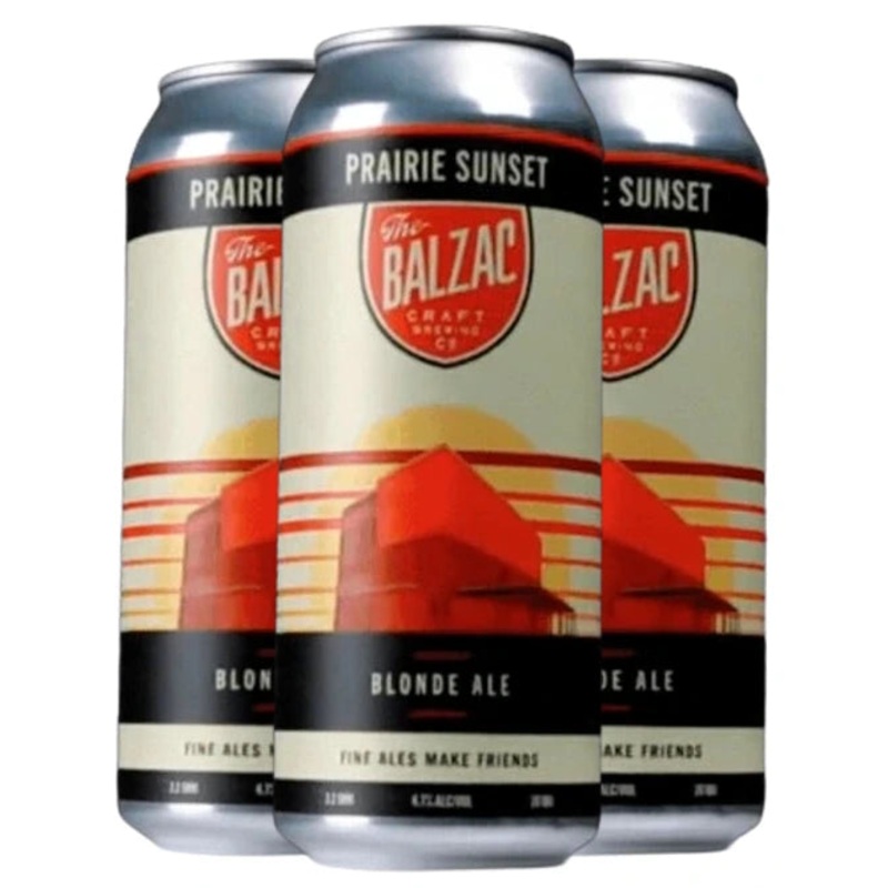BALZAC PRAIRIE SUNSET BLONDE ALE 473ML 4PK CAN @ Emerald Hills [1050802] 1892 ml