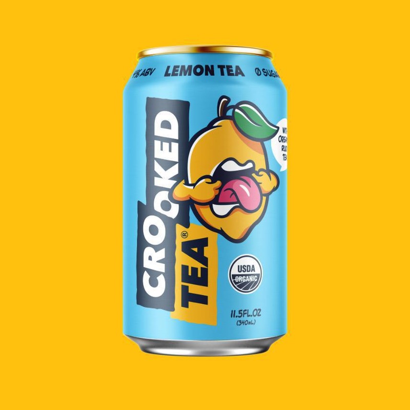 Beer Crooked Tea 8pk Lemon tea