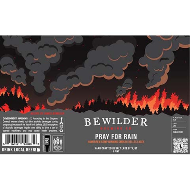 Bewilder Pray for Rain Lager 16OZ SINGLE CAN