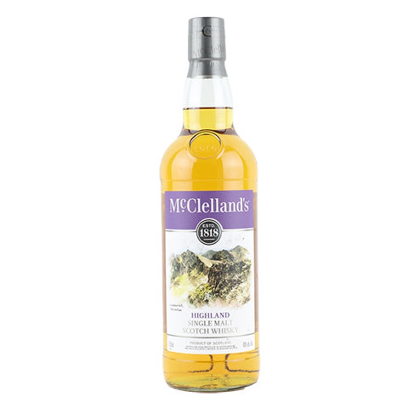 McClellands Highland and Single Malt Scotch Whisky 750ML BTL