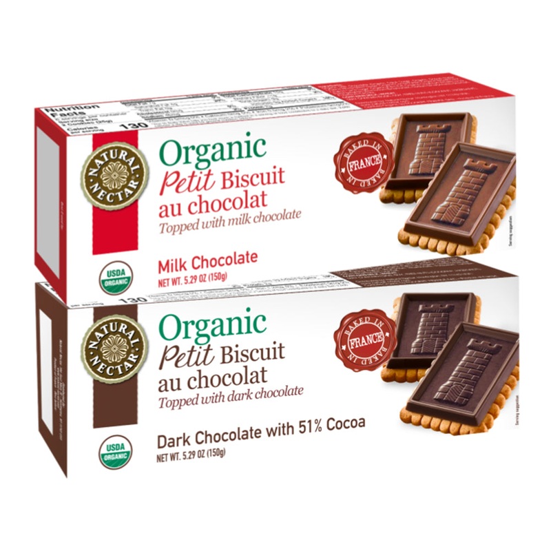Natural Nectar Biscuit Chocolate Organic Organic Milk Chocolate Petit Biscuit