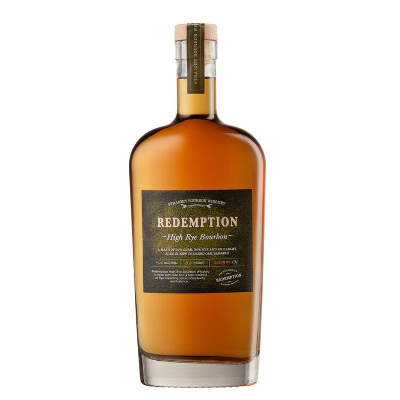 REDEMPTION STRAIGHT BOURBON HIGH RYE 92 750ML 750ML