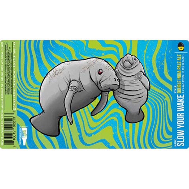 Tripping Animals Slow Your Wake DIPA 16OZ SINGLE CAN