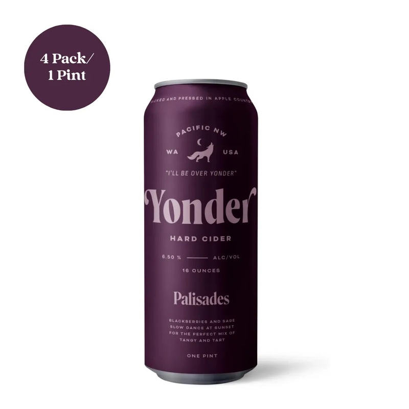 Yonder Palisades Hard Cider 4pk 1 pint Can