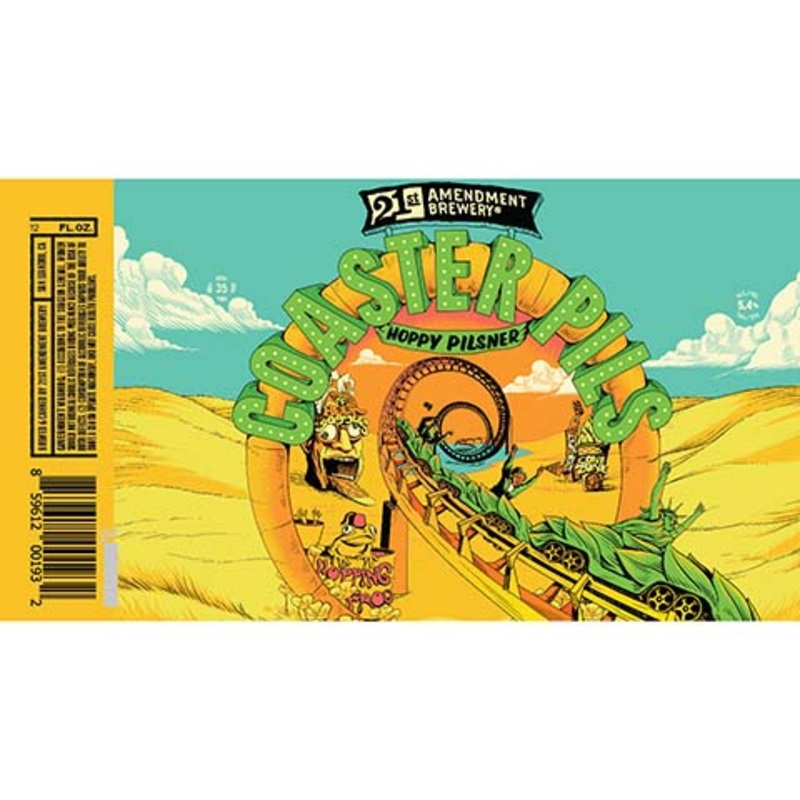 21st Amendment  Coaster Pils Hoppy Pilsner 12OZ SINGLE CAN