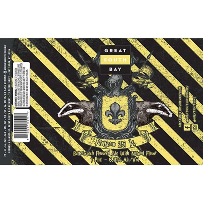 Great South Bay Platform 25 3/4 Butterscotch Ale 16OZ CAN