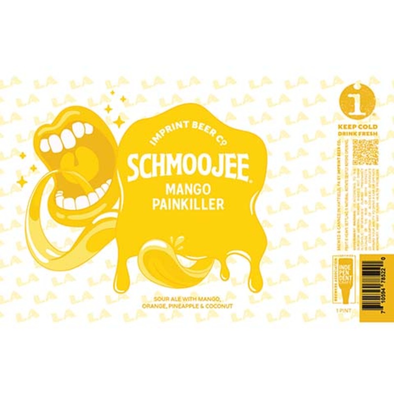 Imprint Beer Schmoojee Mango Painkiller Sour Ale 16OZ SINGLE CAN