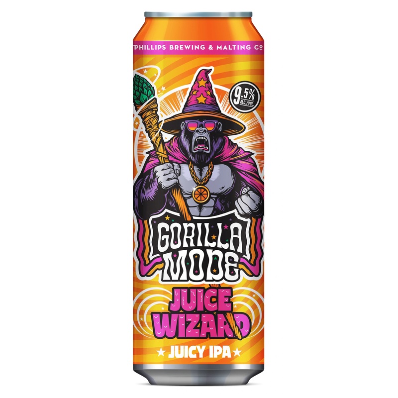 PHILLIPS GORILLA MODE JUICE WIZARD IPA 568ML CAN @ Township [1055038] 568 ml