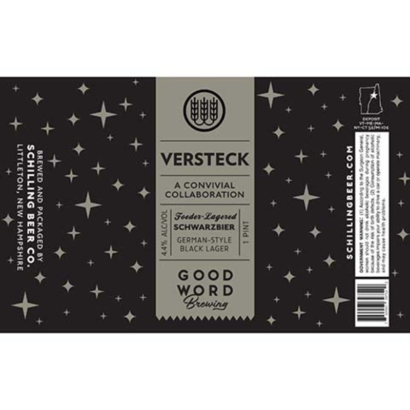 Schilling Versteck Black Lager 16OZ SINGLE CAN