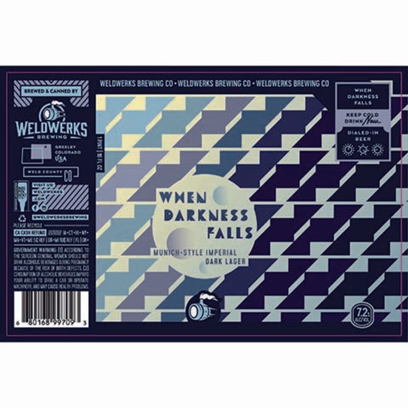 Weldwerks When Darkness Falls Dark Lager 16OZ SINGLE CAN