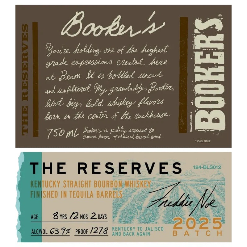 Bookers The Reserves Batch 2025 Bourbon Whiskey