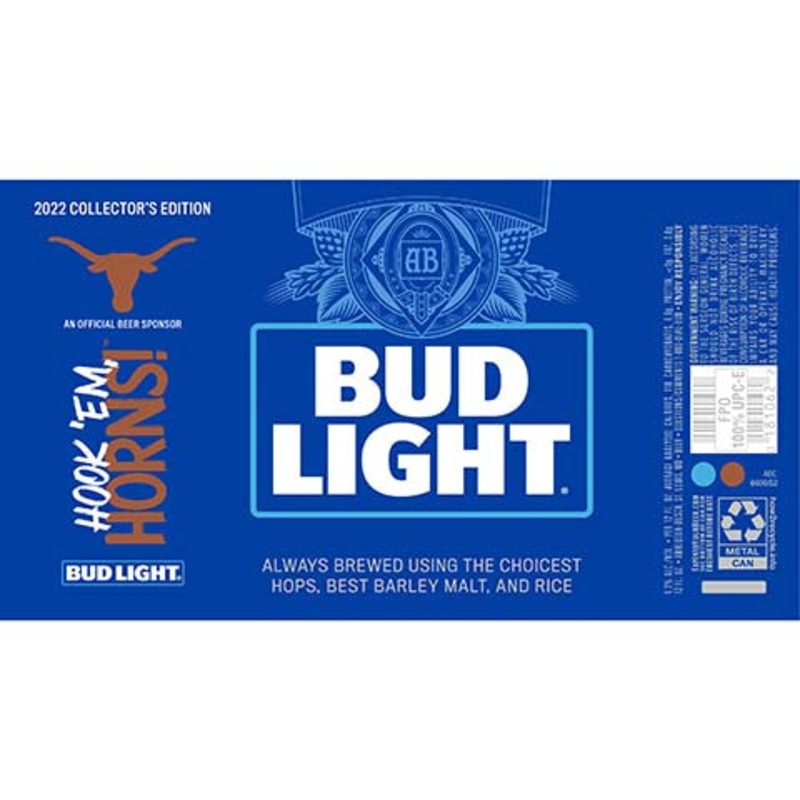 Bud Light Hook ‘Em, Honors! 12OZ SINGLE CAN