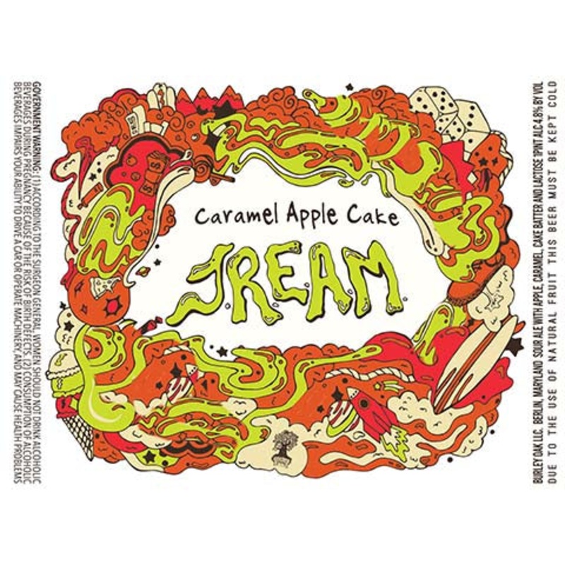 Burley Oak Caramel Apple Cake J.R.E.A.M Sour Ale 16OZ SINGLE CAN