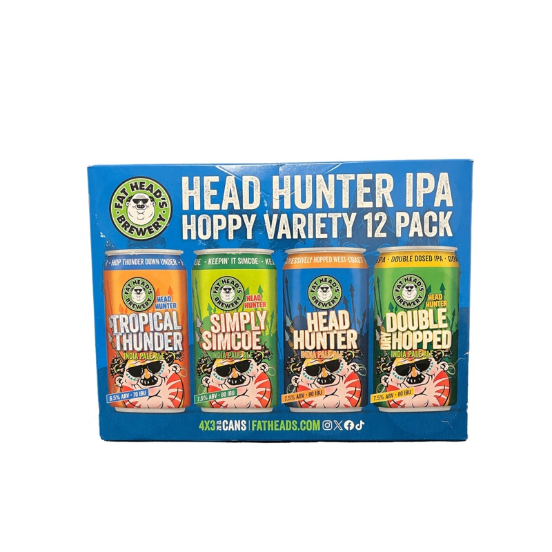 Fat Heads Hunter IPA Hoppy Variety 12 Pack Cans