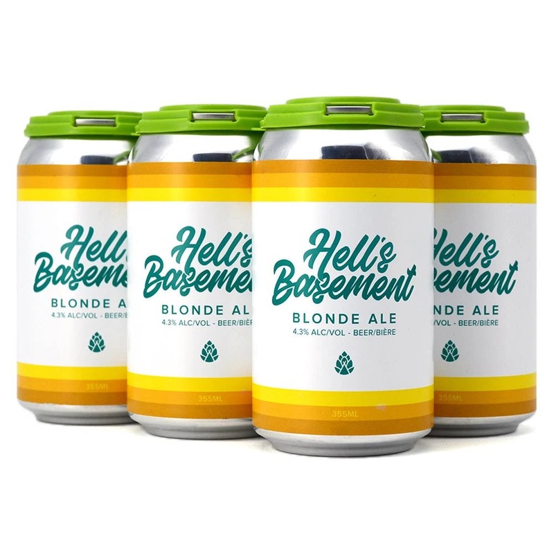HELLS BASEMENT BLONDE ALE 355ML 6PK CAN @ Sage Hill [1045636] 2130 ml