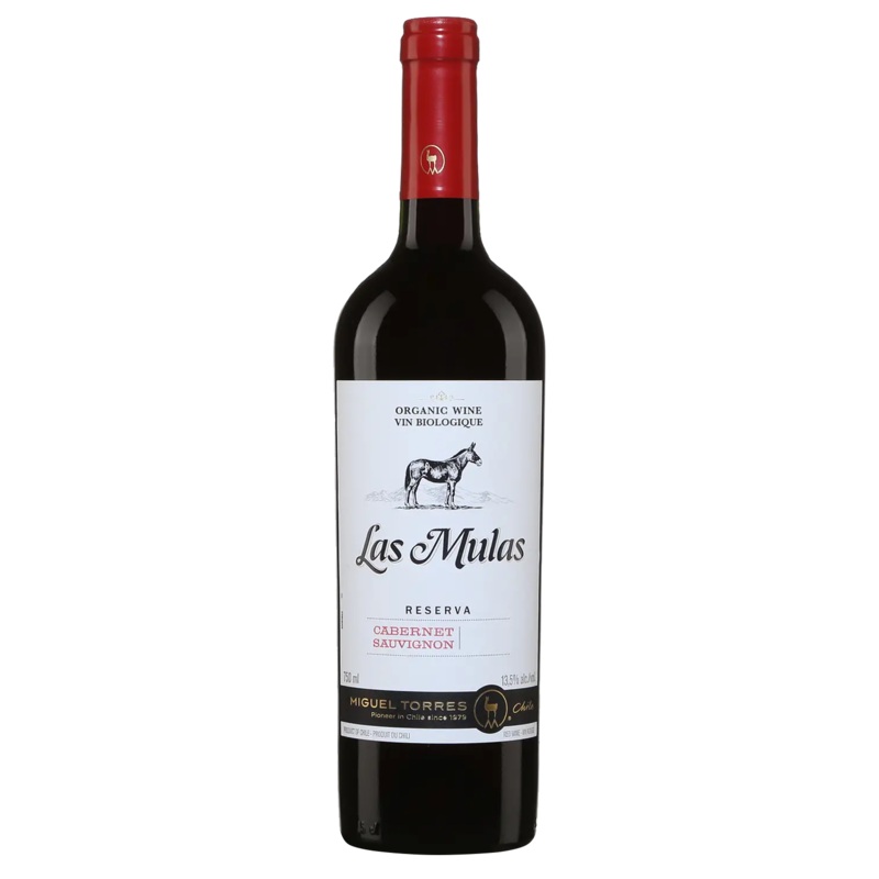 MIGUEL TORRES LAS MULAS ORGANIC CABERNET SAUVIGNON 750ML @ Southgate [1008311] 750 ml