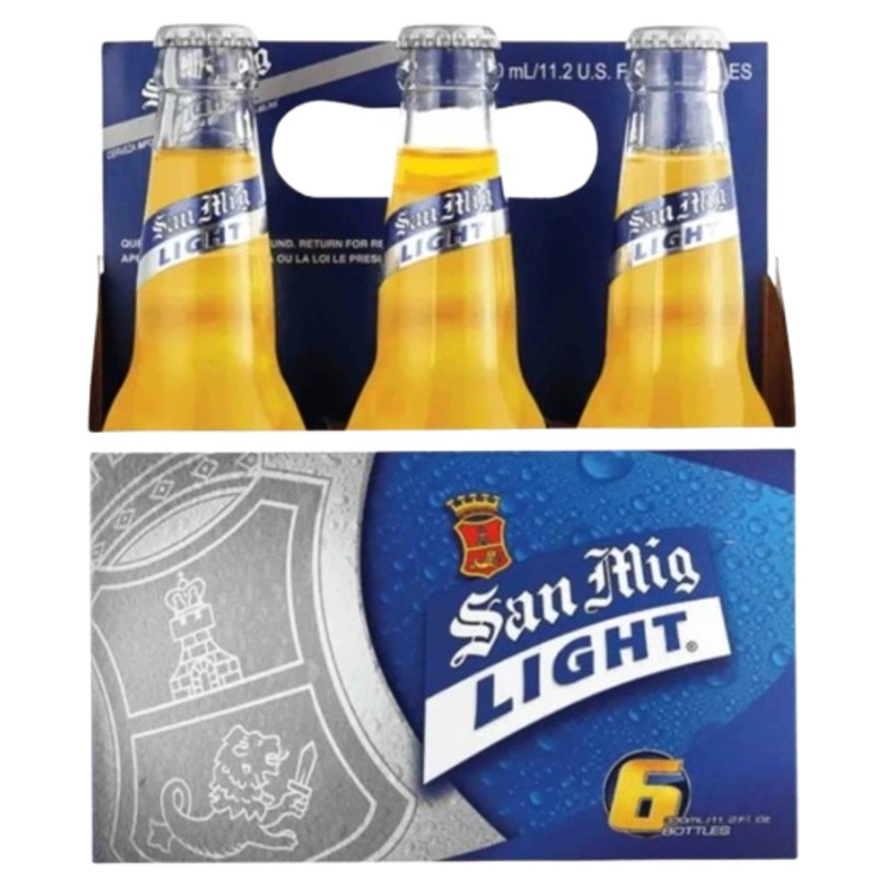 SAN MIGUEL LIGHT LAGER 330ML 6PK BT @ Lethbridge [1017902] 1980 ml
