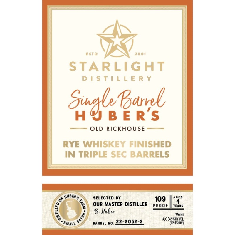 Starlight Rye Finished in Triple Sec Barrels