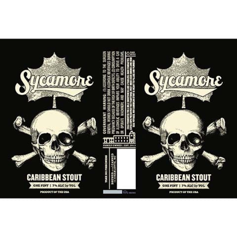 Sycamore Caribbean Stout 16OZ SINGLE CAN