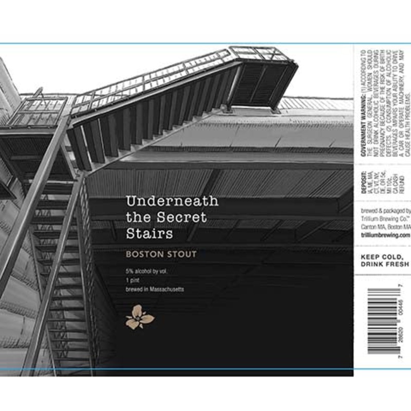 Trillium Underneath the Secret Stairs Boston Stout 16OZ SINGLE CAN