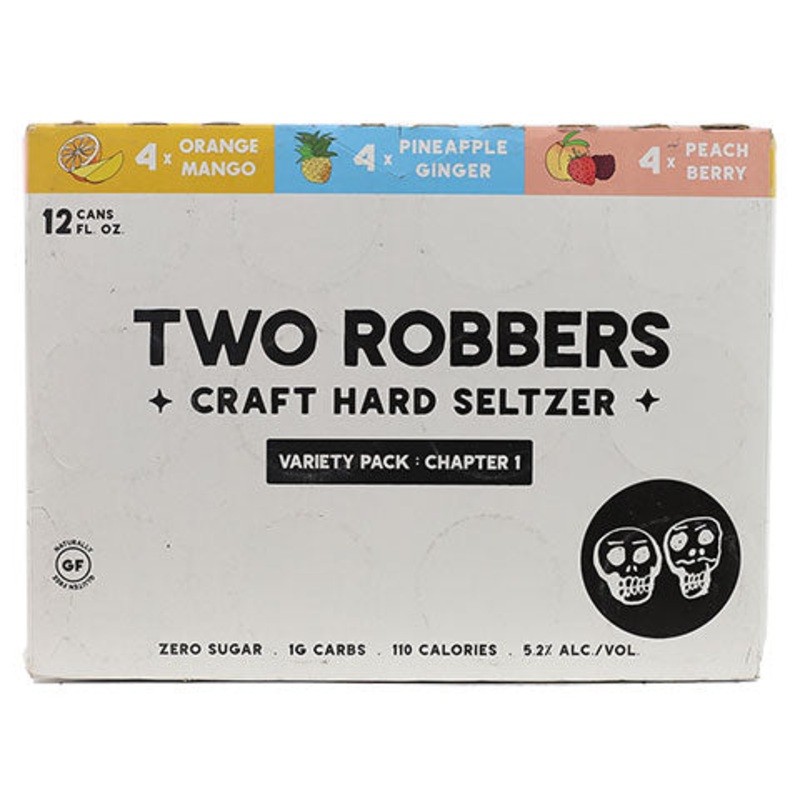 Two Robbers Craft Hard Seltzer Variety Pack (Chapter 1) 12PK 12OZ CAN