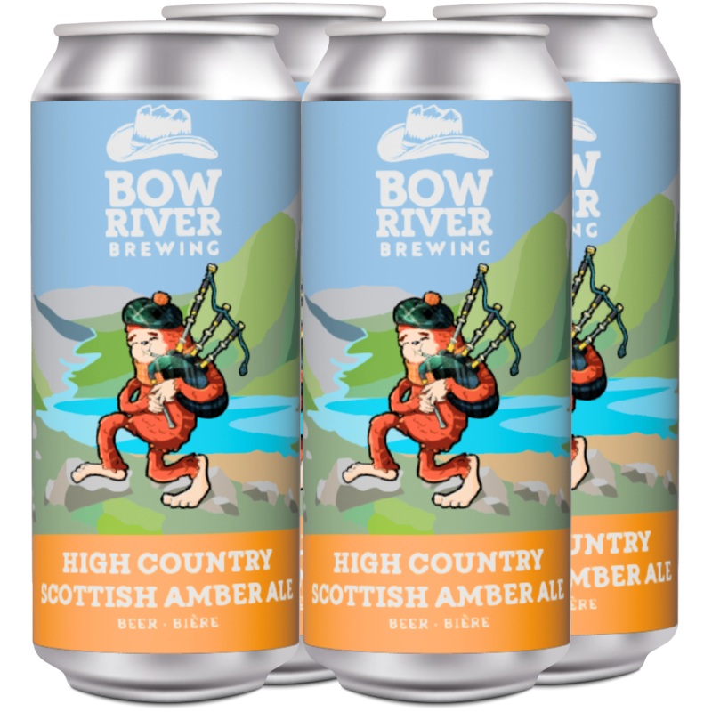BOW RIVER HIGH COUNTRY AMBER ALE 473ML 4PK CAN @ Emerald Hills [1049245] 1892 ml