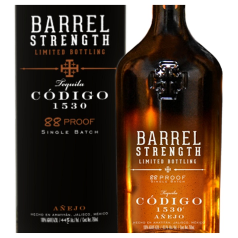 CODIGO 1530 TEQUILA ANEJO BARREL STRENGTH 2 YR 88 750ML 750ML