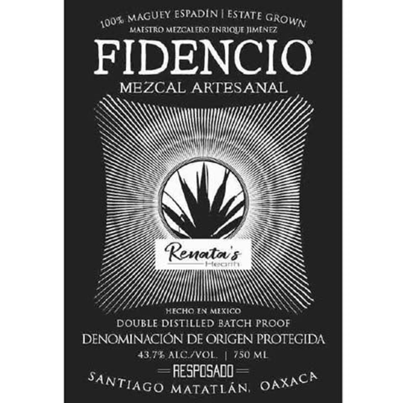 Fidencio Renata’s Reposado Mezcal 750ML BTL