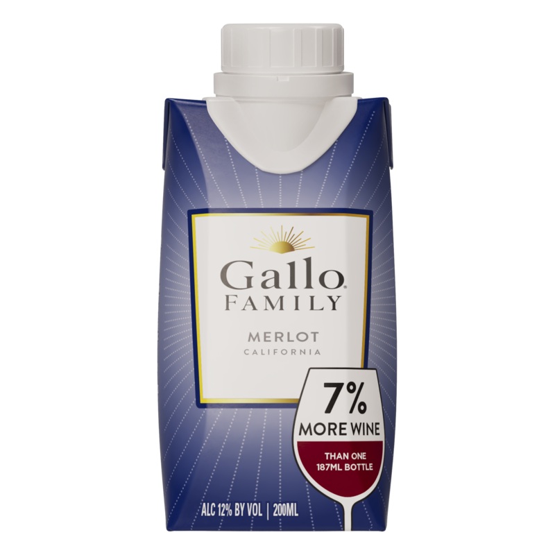 Gallo Family Vineyards Merlot 6/4PK 200ML 200ml Bottle
